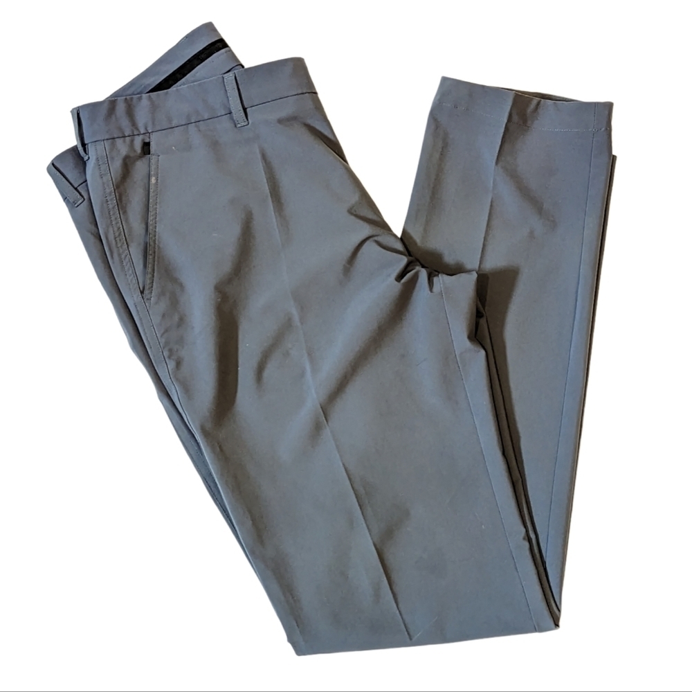 J Lindeberg Grey Slim Fit Golf Pants Size 36